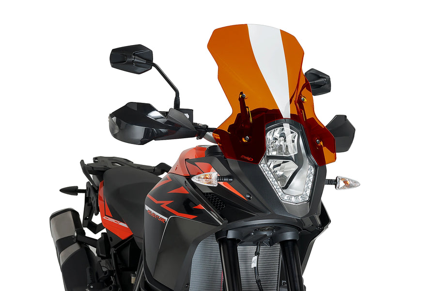 TRIUMPH BONNEVILLE T 120 BLACK [2025] - PUIG touring screen | Orange | PUIG 6494T