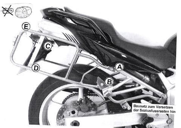 Yamaha FZ 6 [2004-2006] - suitcase carrier