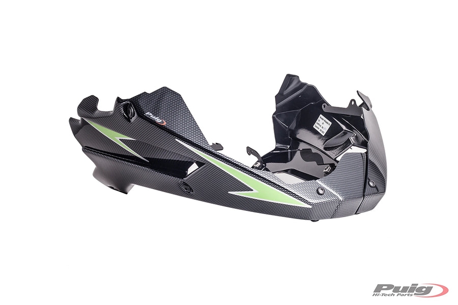 KAWASAKI Z 800 E [2016] - front spoiler | Carbon look | PUIG 6507C