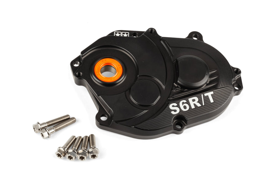 MBK Nitro 50 2T LC [–1998] - Getriebedeckel R/T Schwarz Titanschrauben