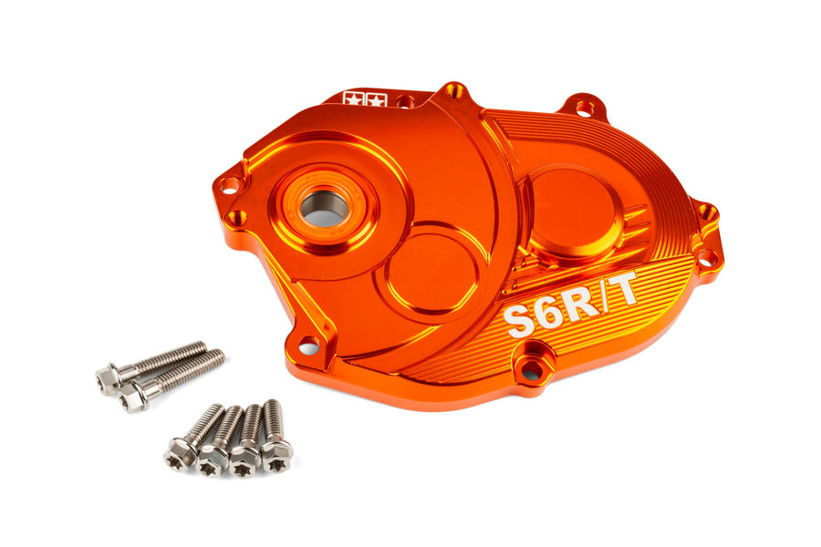 MBK Nitro 50 2T LC [–1998] - Getriebedeckel R/T Orange Titanschrauben