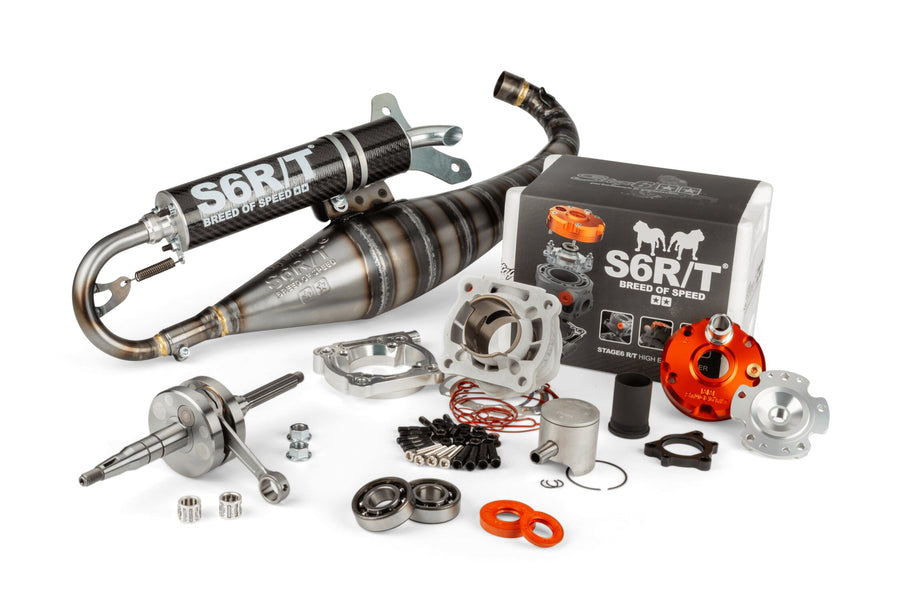 Aprilia SR Netscaper 50 2T LC - tuning kit R/T 70cc cylinder exhaust