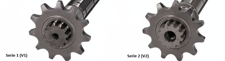 Beta RR Track 50 2T - Getriebewelle primär original Ersatzteil