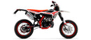 Beta RR SM 50 2T - Exhaust with black ESD Enduro