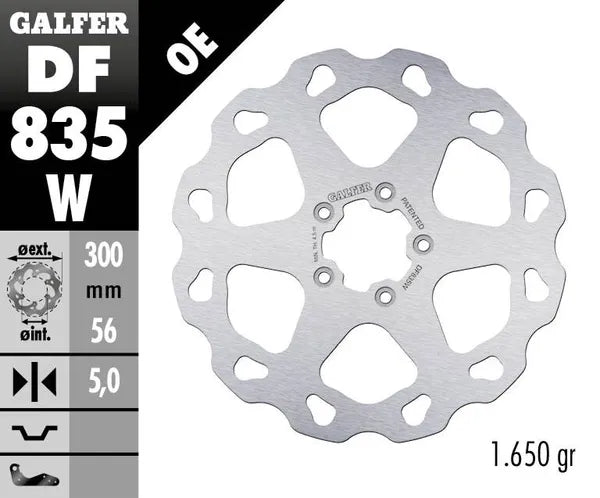 Harley-Davidson FXST 1690 Softail Standard [2015] - Wave® brake disc - surface: silver, stainless steel - picture 4