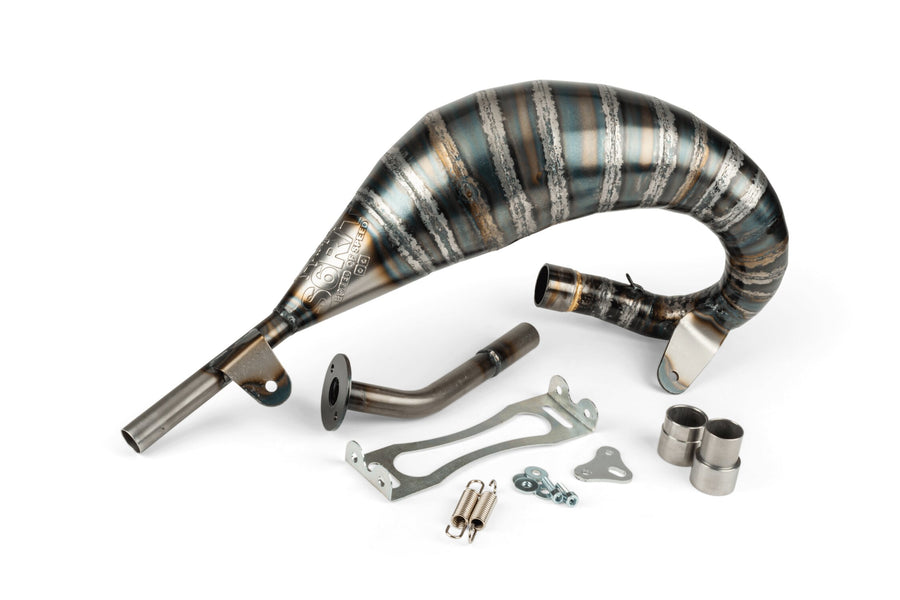 Beta RR SM 50 2T - Auspuff R/T 70–80 Schwarz / Lila