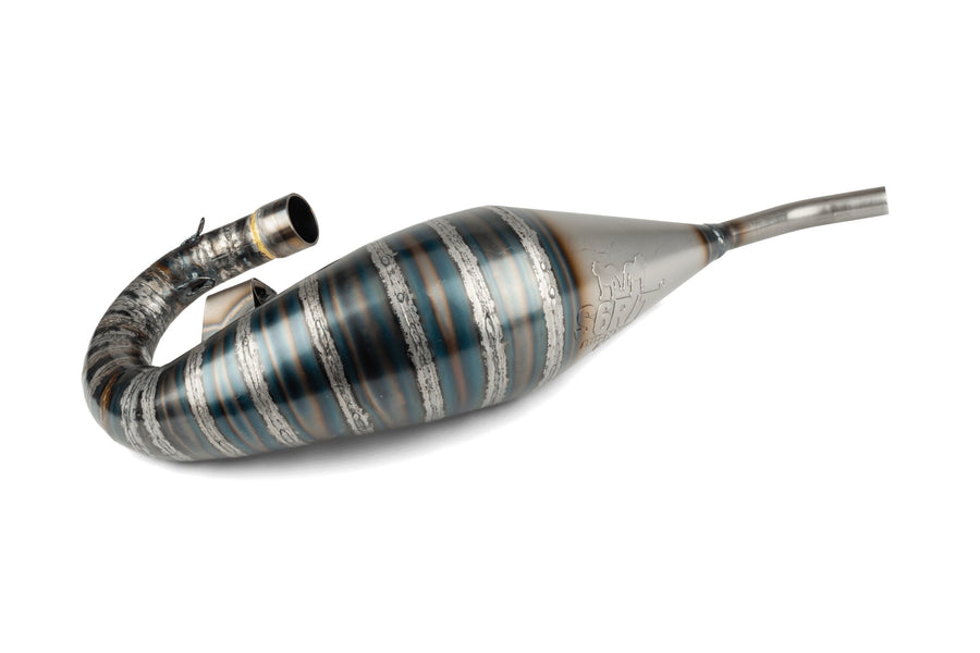 Gilera SMT SM 2006 50 2T D50B0 [2006] - Auspuff R/T Hoch Schwarzblau