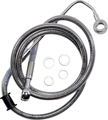 harley davidson flstc [DRAG SPECIALTIES] - Extended stainless steel brake line