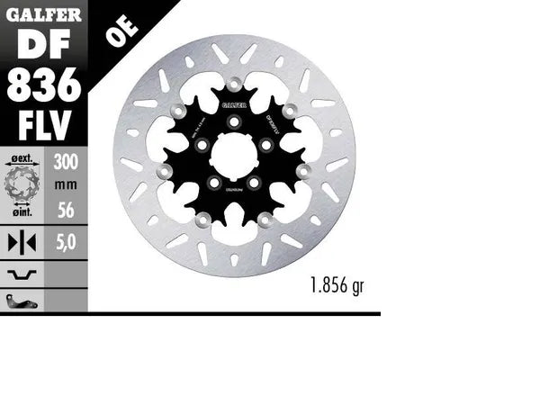 Harley-Davidson Xl 1200 Cx [2019-2020] - Floating brake disc round - picture 4