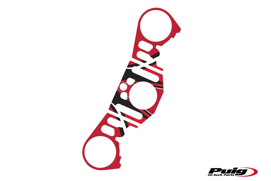 TRIUMPH BONNEVILLE T 120 BLACK [2025] - triple clamp protector | Red | PUIG 6923R
