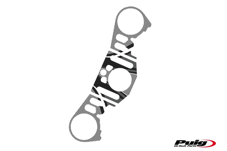 TRIUMPH BONNEVILLE T 120 BLACK [2025] - triple clamp protector | Gray | PUIG 6923U