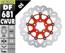 Harley-Davidson XL 883 C Sportster Custom [2010] - Floating Wave Brake Disc - Surface: Red, Silver, Stainless Steel - Image 1