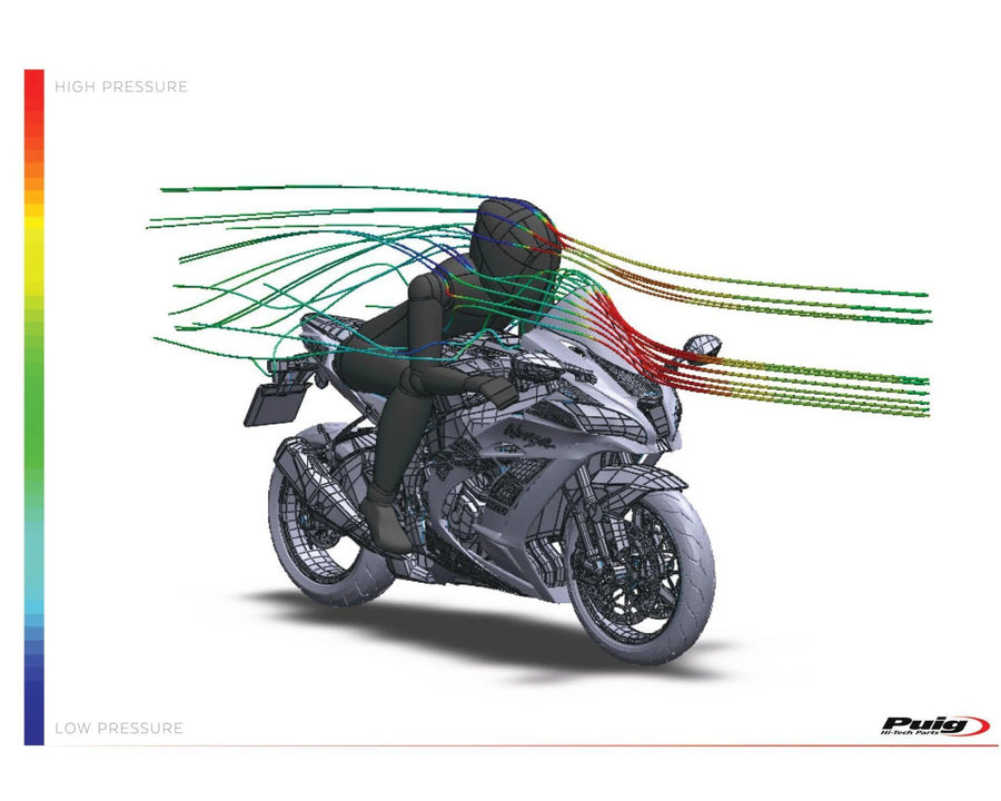 KAWASAKI ZX-10RR NINJA PERFORMANCE [2018] – R-Racer screen – heavily tinted