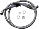 harley davidson fxfb [DRAG SPECIALTIES] - Stainless steel brake line kit-1