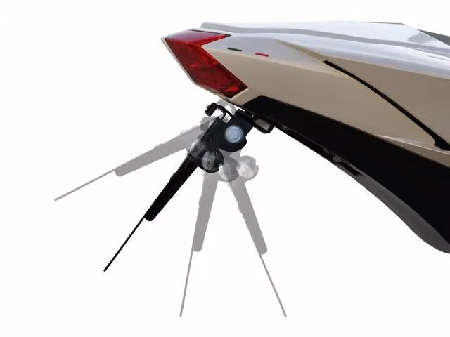 aprilia tuareg 660 [ZIEGER] – X-Line license plate holder type E