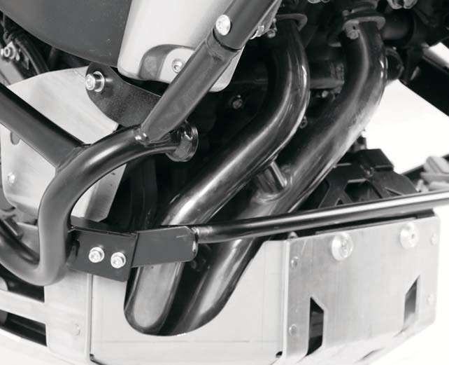Yamaha XT 1200 Z [2010-2020] - adapterkit combination motor protection plate 8104531 + Yamaha pipe protection bracket