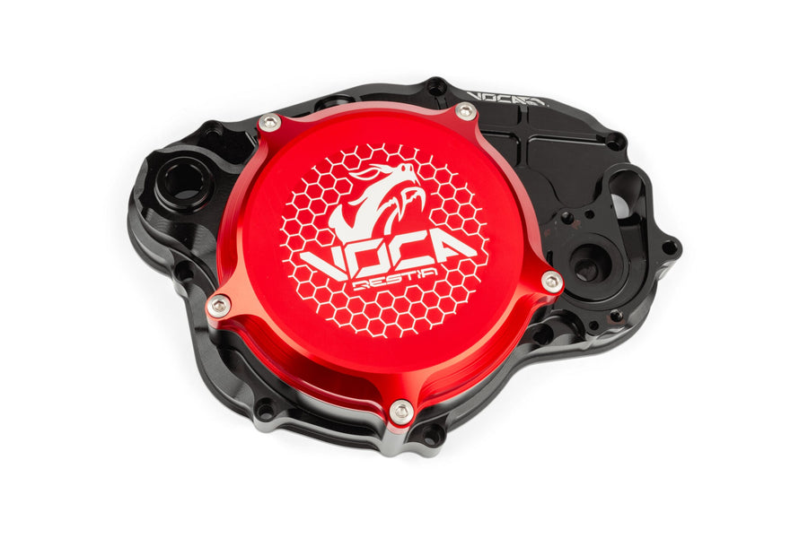 Fantic XE 50 2T - Kupplungsdeckel Schwarz Rot