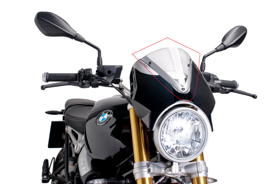 BMW R NINET URBAN S [2024] – RetroVision Windshield Visor – Tinted