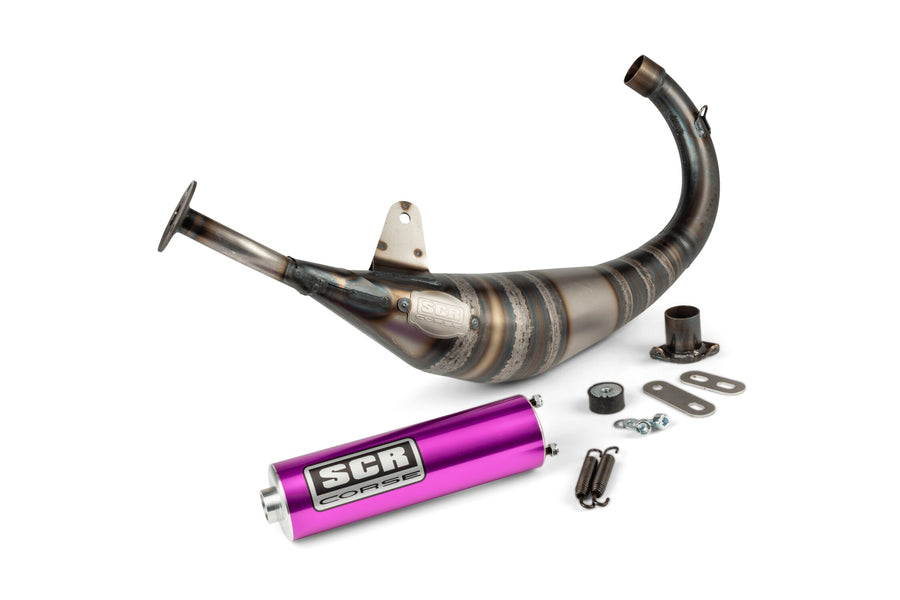 Derbi Senda R X-Treme Enduro '05 - '10 50 2T D50B0 - Auspuff Racing Line 70 80 Lila