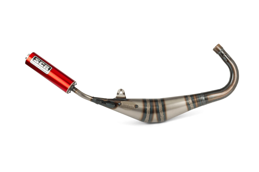 Fantic XE 50 2T - Auspuff Handmade 50-70 rot