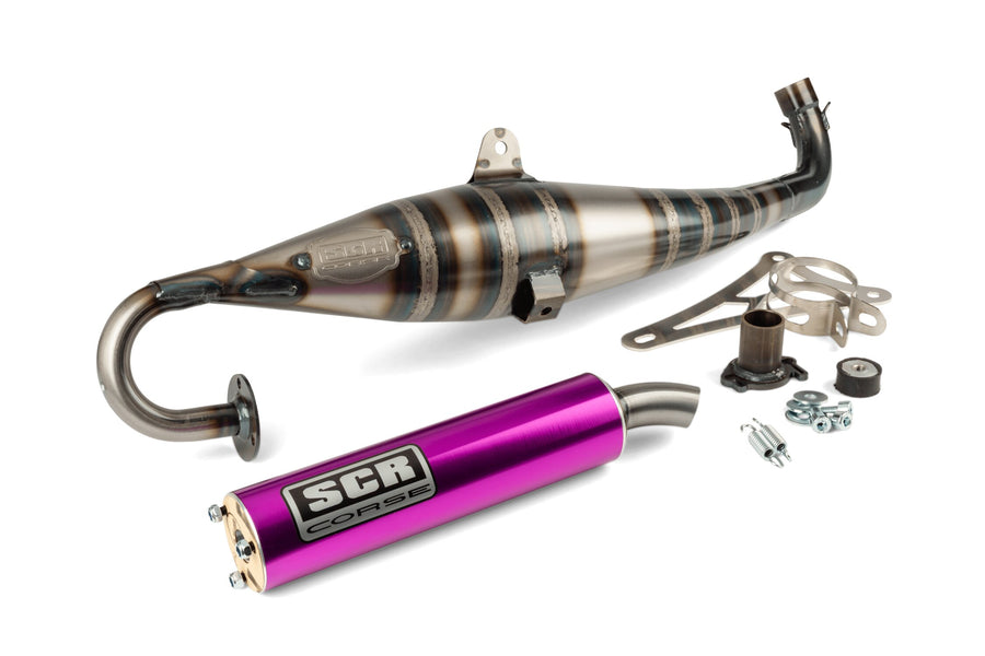 Aprilia SR Netscaper 50 2T LC - Exhaust Handmade 70 purple