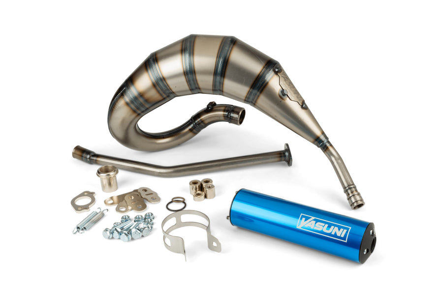 Aprilia RX Enduro 50 2T D50B0 [2007–] - Exhaust Cross HM Blue