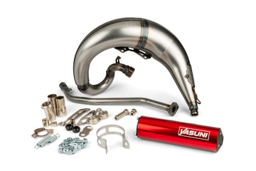 Beta RR Enduro 50 2T - Exhaust Cross ML Red Left