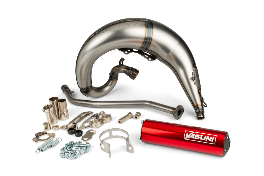 Beta RR Enduro 50 2T - Exhaust Cross ML Red Left