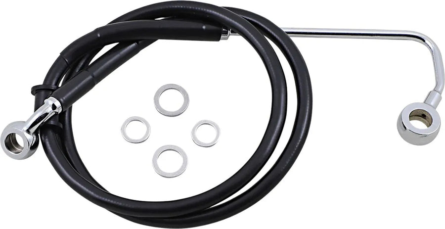 harley davidson fxsb [DRAG SPECIALTIES] - Extended stainless steel brake line