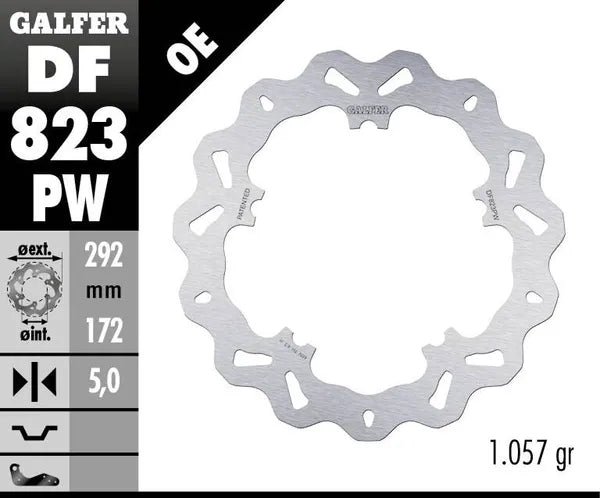Harley-Davidson Vrsca 1130 V Rod [2002-2005] - Wave® brake disc - picture 4