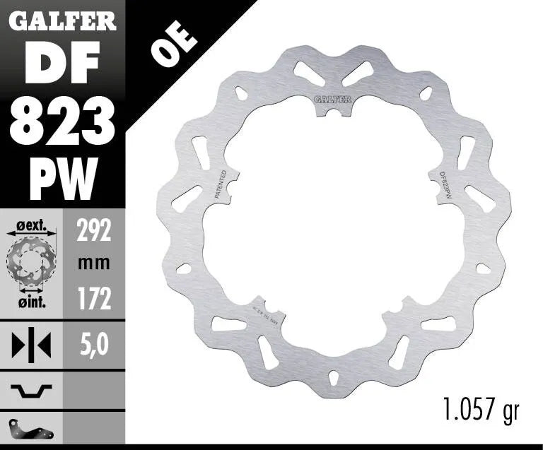 Harley-Davidson Vrsca 1130 V Rod [2002-2005] - Wave® brake disc - picture 2