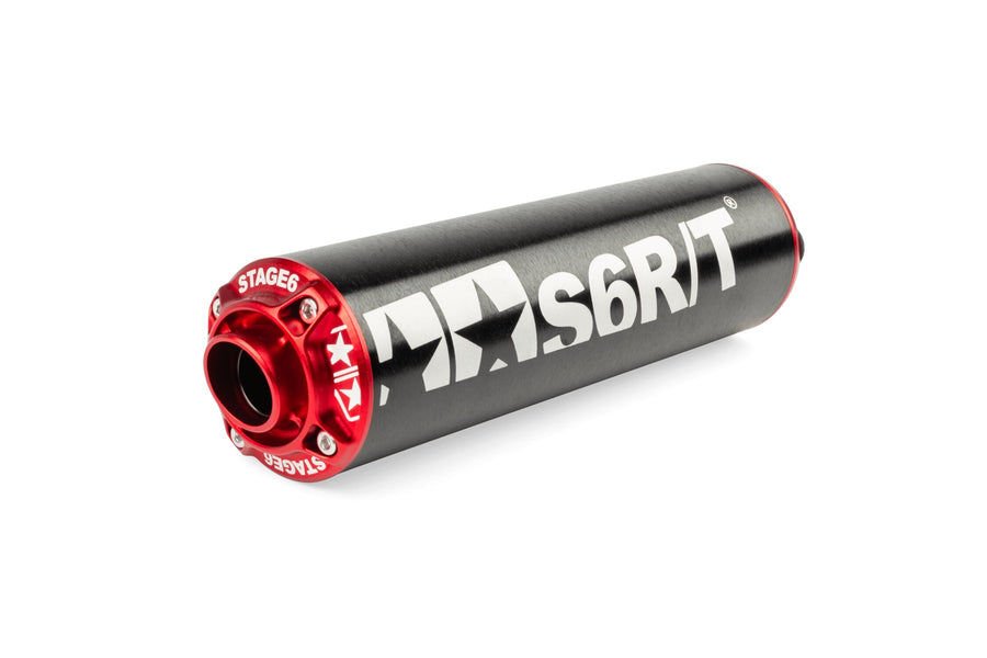 Keeway SM 50 2T - Auspuff R/T 70 - 80 Schwarz / Rot