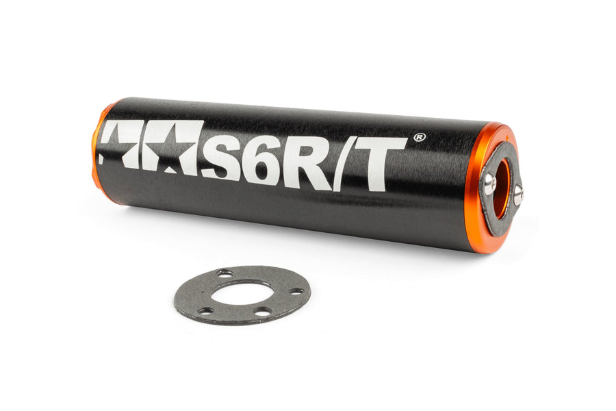 Beta RR Track 50 2T - Auspuff R/T 80–90 Schwarz / Orange