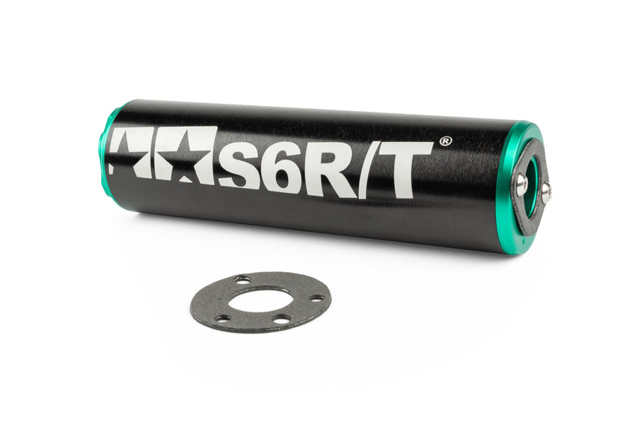 Beta RR Enduro 50 2T - Auspuff R/T 90-100 Schwarz/Türkis