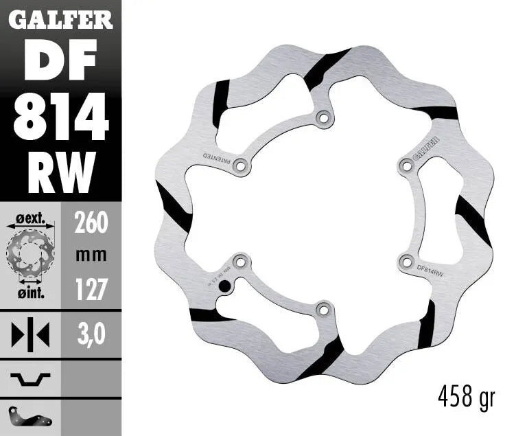 Beta RR 250 Racing [2022] - BRAKE DISC FIXED WAVE GROOVED OVERSIZE – Picture 2