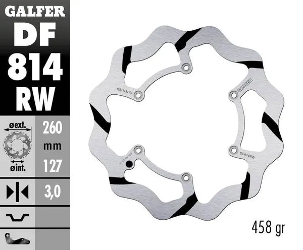 Beta RR 250 Racing [2022] - BRAKE DISC FIXED WAVE GROOVED OVERSIZE – Picture 4