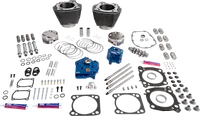 Harley-Davidson FLHTCUTG 1868 Tri Glide Ultra 114 [2020-2025] - 132" Power Package Motorleistungs-Kit – Oberfläche: Schwarz, Hervorgehobene Lamellen – Bild 4
