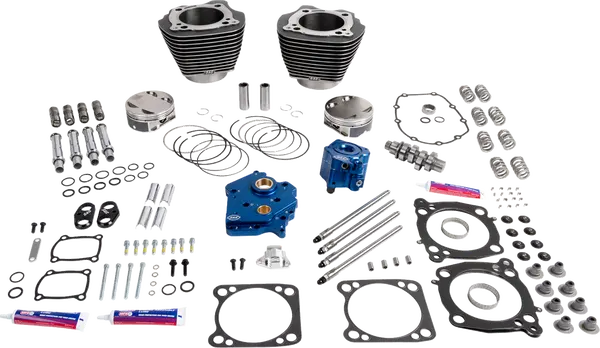 Harley-Davidson FLHTCUTG 1750 Tri Glide Ultra 107 [2018, 2019] - 132" Power Package Motorleistungs-Kit – Oberfläche: Black Granite – Bild 2