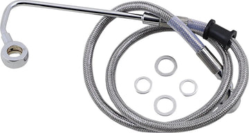 harley davidson fxsb [DRAG SPECIALTIES] - Stainless steel brake line kit