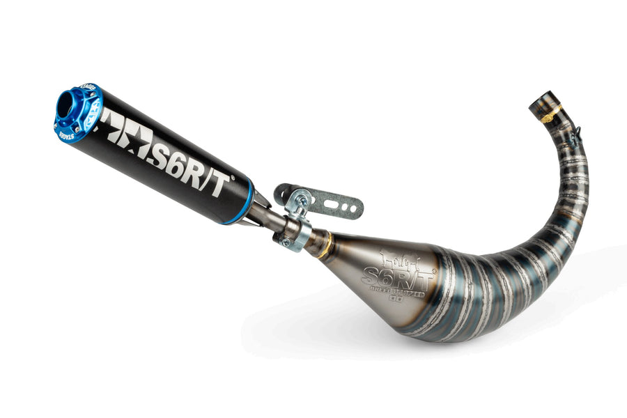 Rieju MRT 50 2T - Auspuff R/T 70 - 80 Schwarz / Blau
