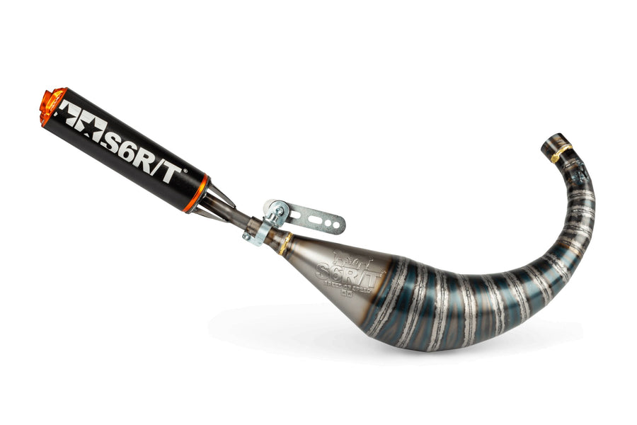 Rieju MRX Enduro Pro 50 2T AM6 - Auspuff R/T 70 - 80 Schwarz / Orange