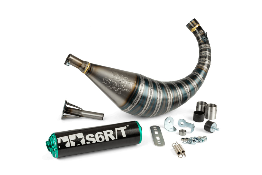 Beta RR SM 50 2T - Exhaust R/T 70 - 80 Black / Turquoise