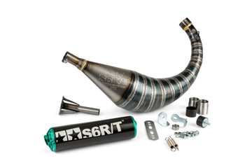 Generic Trigger X-Enduro 50 2T AM6 - Auspuff R/T 70 - 80 Schwarz / Türkis