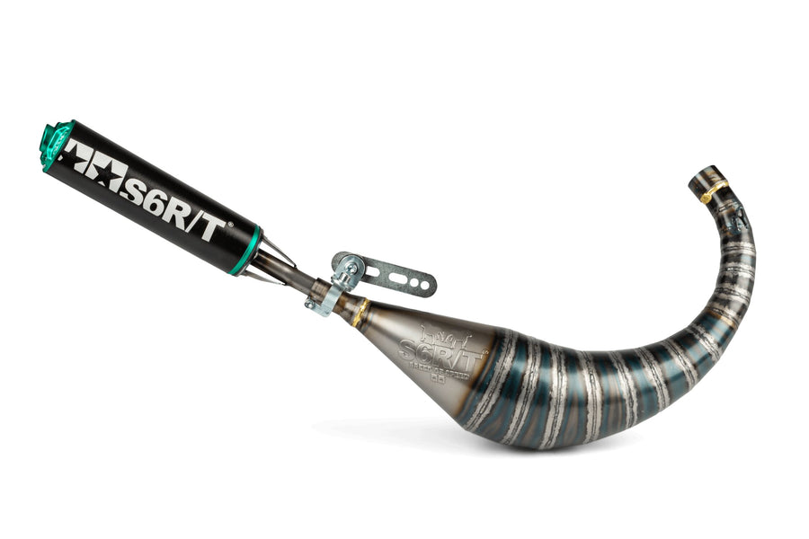 Rieju MRT 50 2T - Auspuff R/T 70 - 80 Schwarz / Türkis