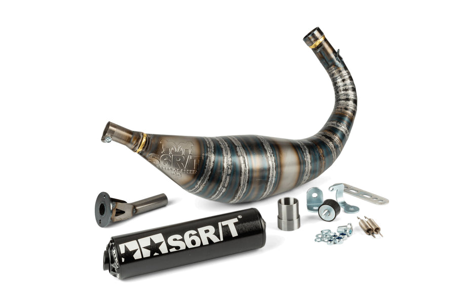 Rieju MRX Enduro Pro 50 2T AM6 - Auspuff R/T 80–90 Schwarz