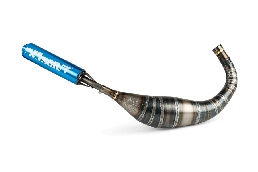 Rieju MRX Enduro Pro 50 2T AM6 - Auspuff R/T 80–90 Blau