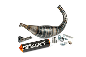 Beta RR Enduro 50 2T - Exhaust R/T 80-90 Black / Orange
