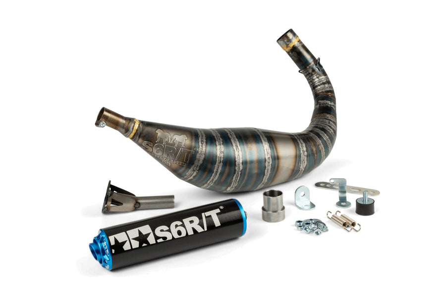 Beta RR-T SM 50 2T - Exhaust R/T 90-100 Black/Blue