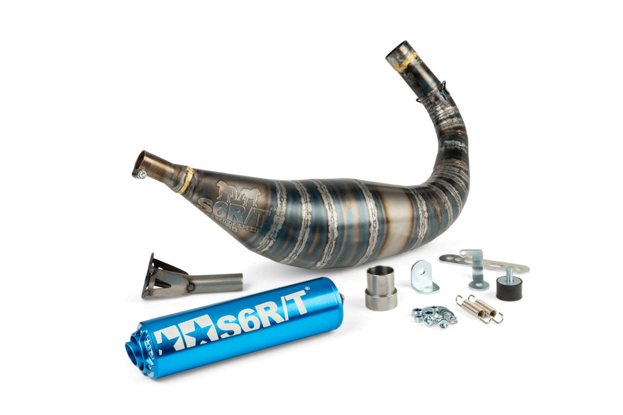 Beta RR Enduro 50 2T - Exhaust R/T 90-100 Blue