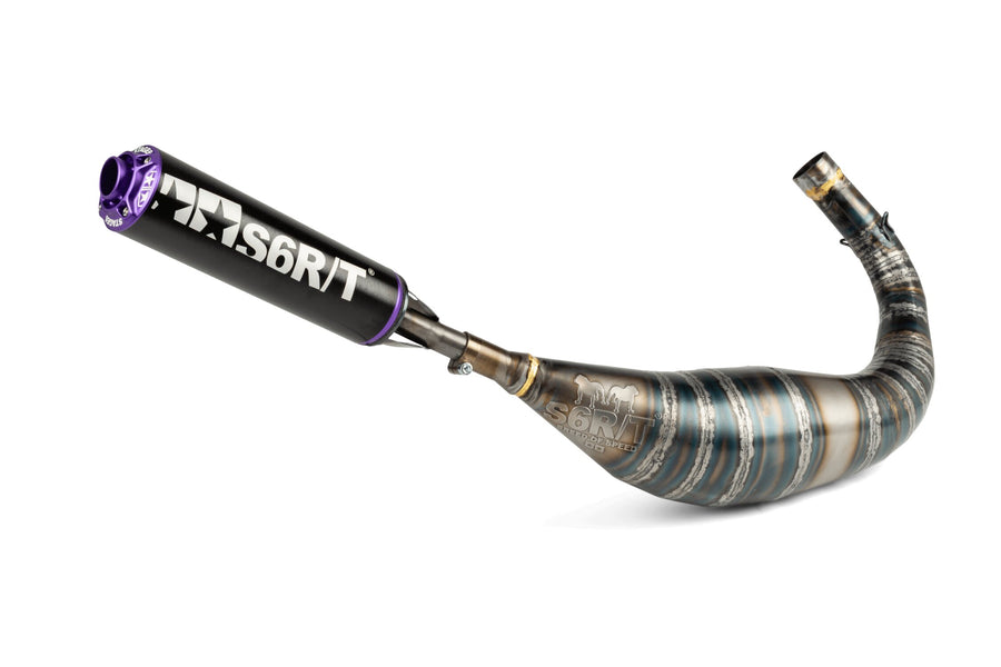 Beta RR-T SM 50 2T - Exhaust R/T 90-100 Black/Purple